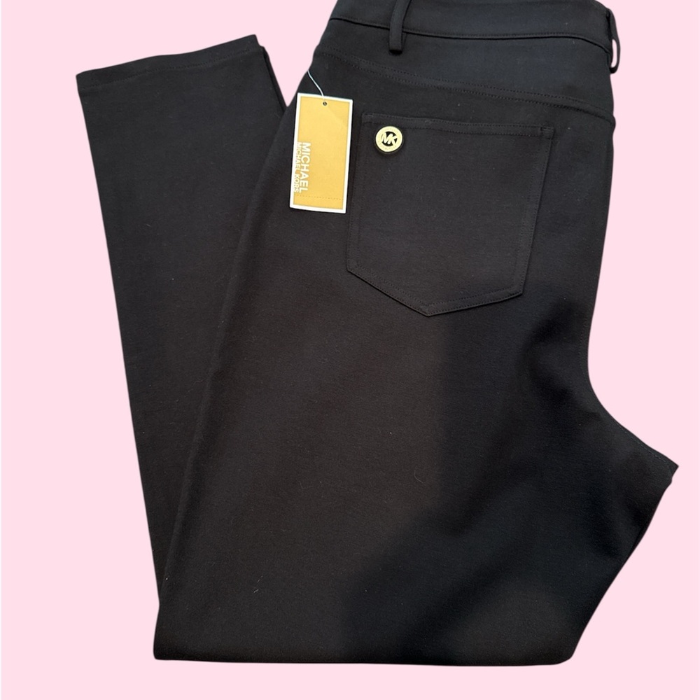 Michael Kors Black Skinny Leg Pants Mid-Rise XL